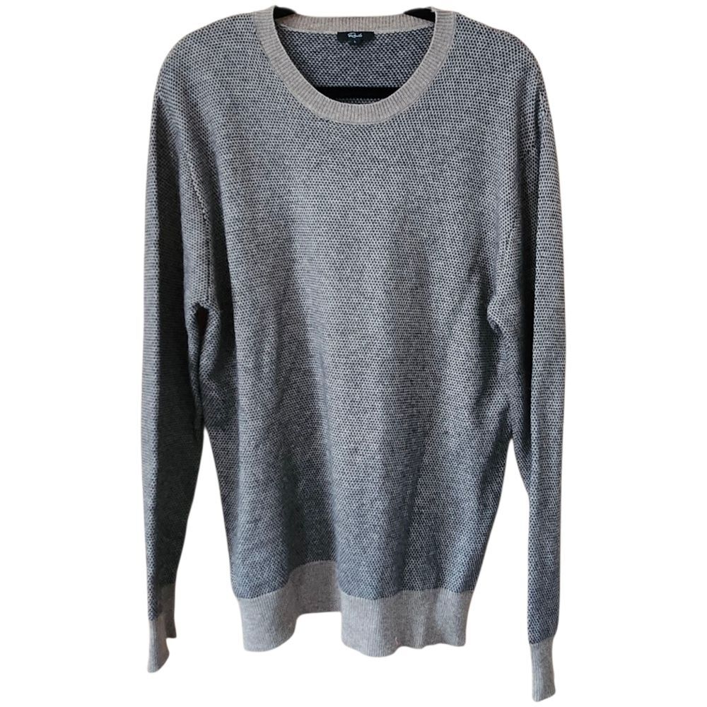 Rails Navy And Flax Tan Rune Wool Blend Sweater. … - image 1